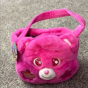 Care Bears Fuchsia Plush Basket